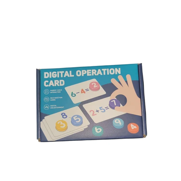 Digital Operation Math Card Set - Picture 2 of 6